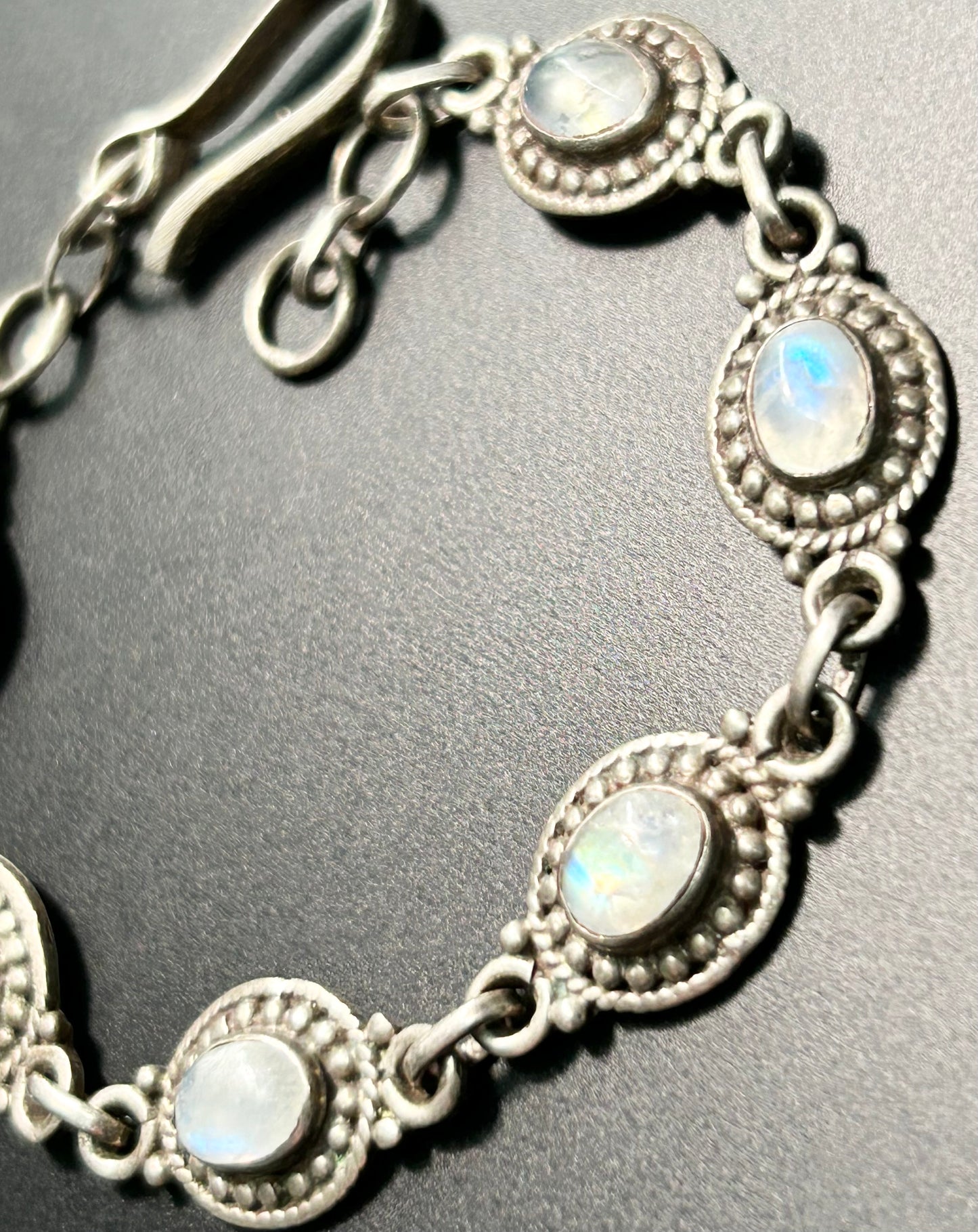 Sterling Silver Moonstone Bracelet