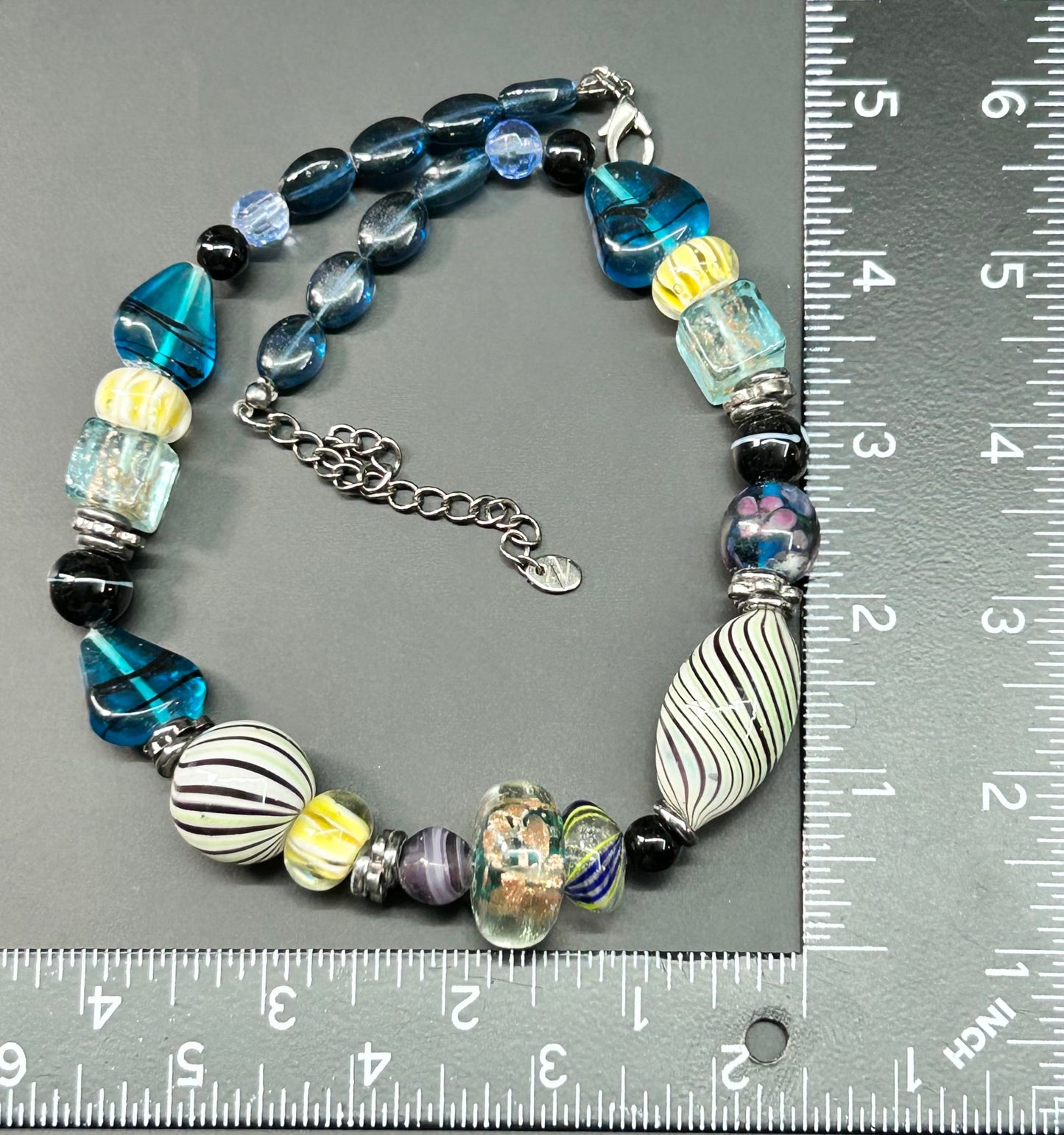 Colorful Glass Bead Neacklace