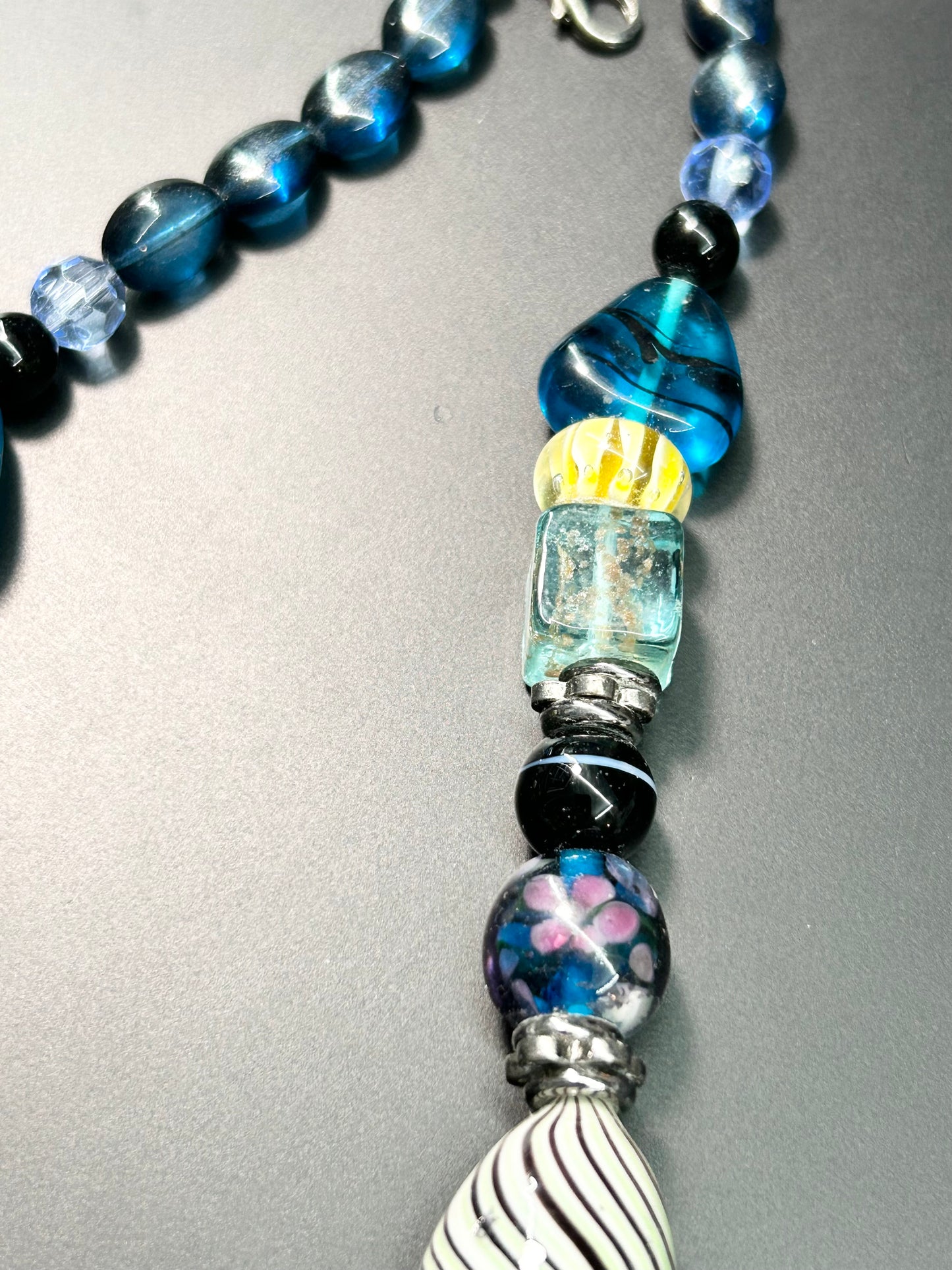 Colorful Glass Bead Neacklace