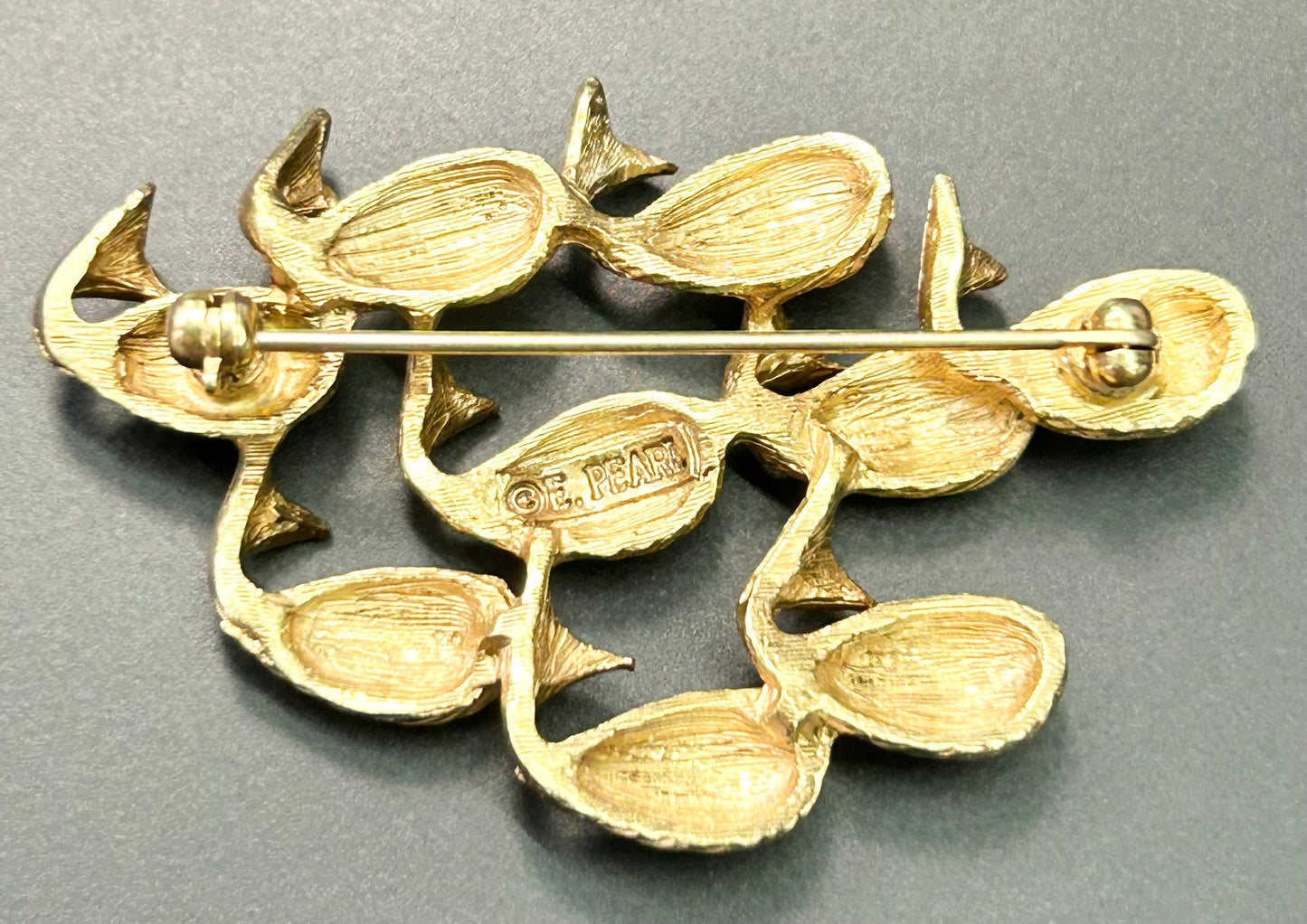 Erwin Pearl Fish brooch