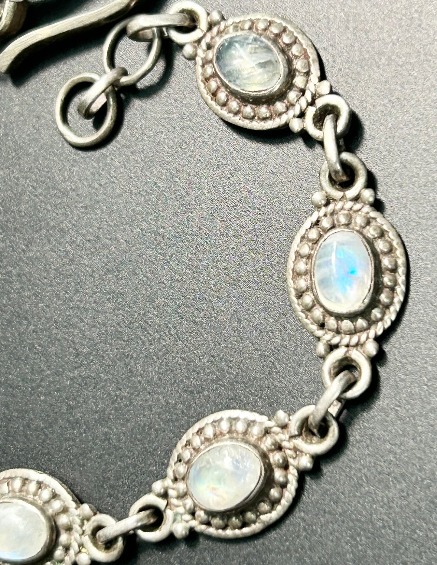 Sterling Silver Moonstone Bracelet