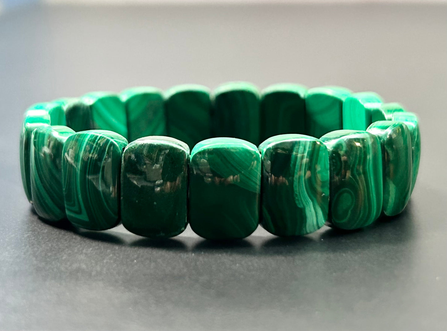 Malachite Stretch Bracelet