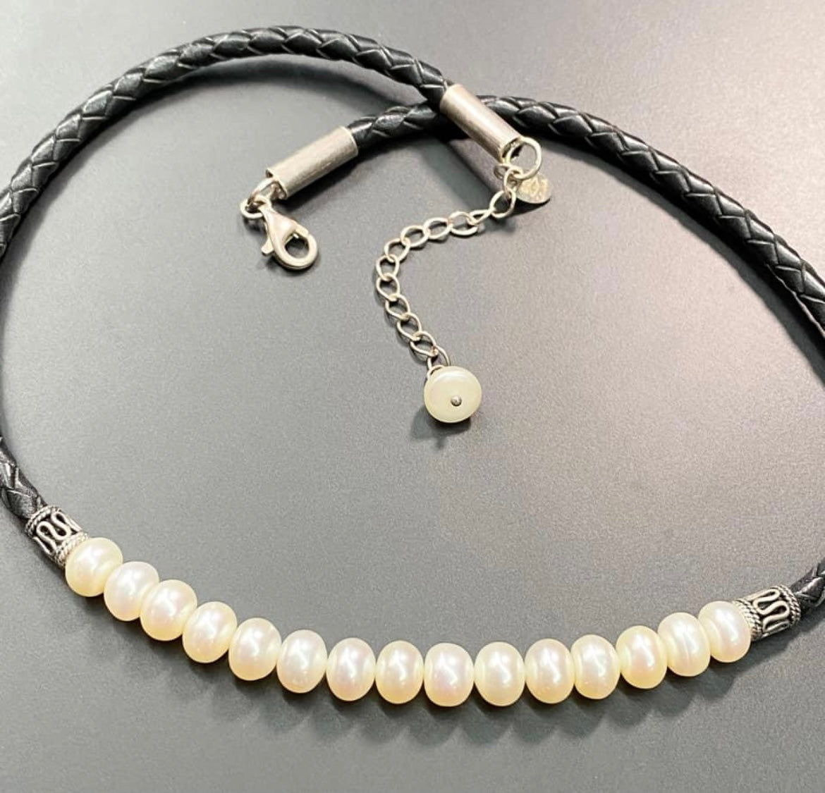 Sterling Silver Pearl Necklace