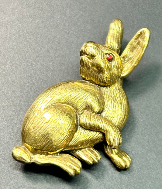 Vintage MMA Rabbit Brooch