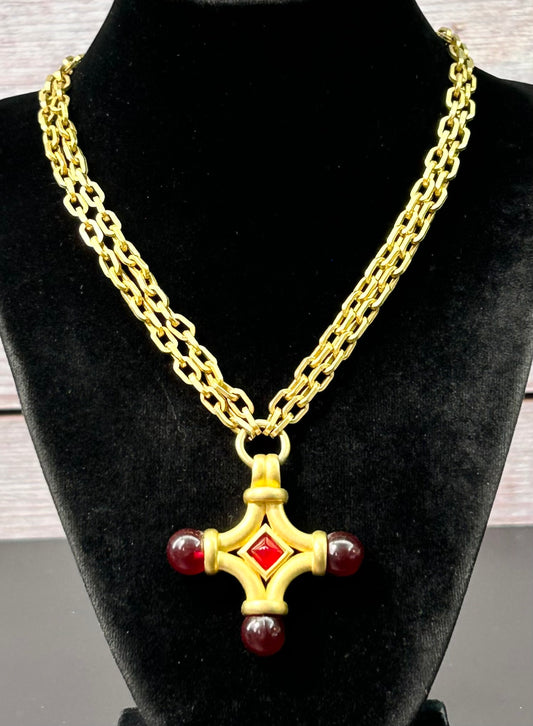 Vintage Gold Tone Necklace