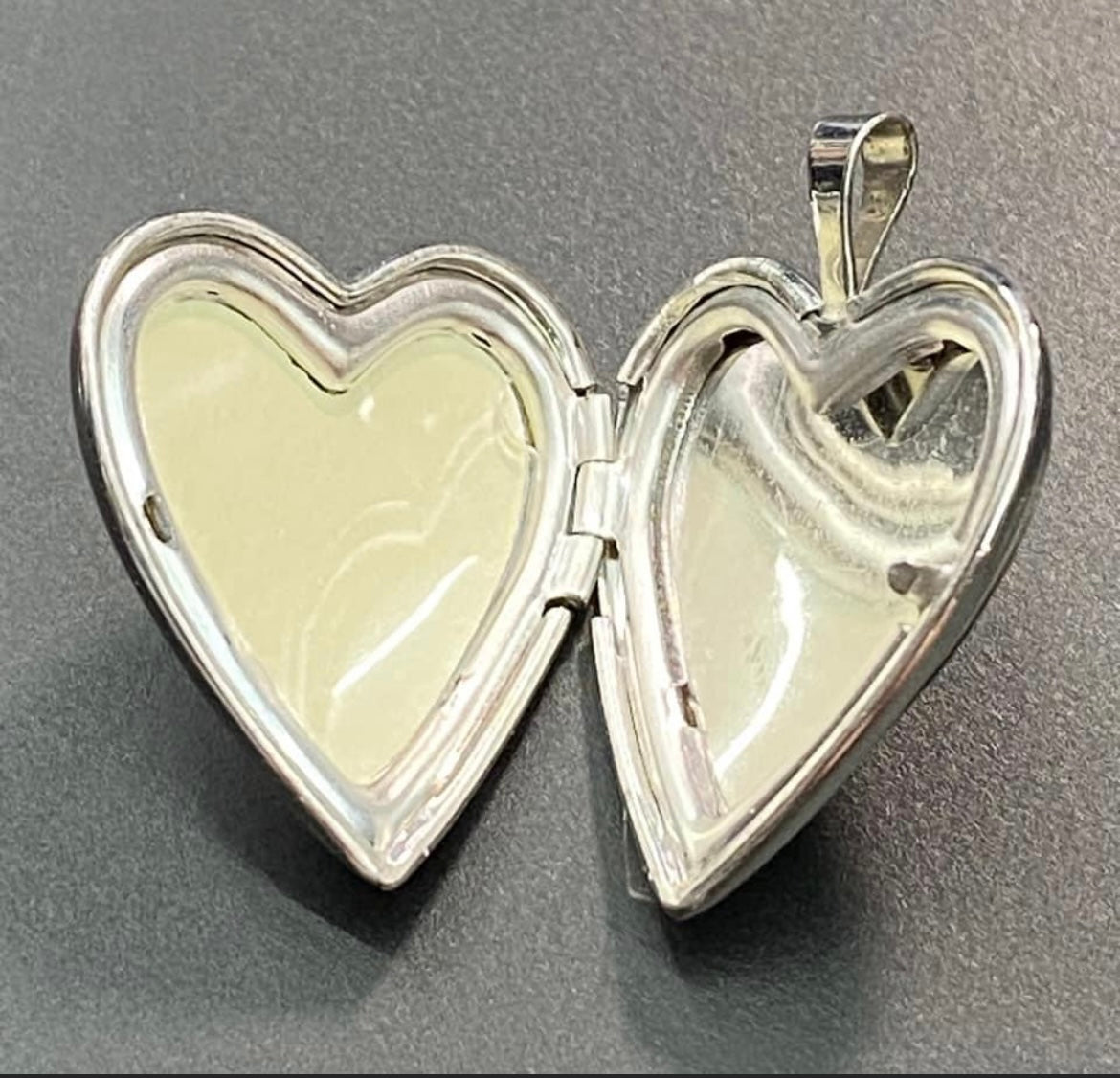 TK Sterling Silver Heart Locket Pendant