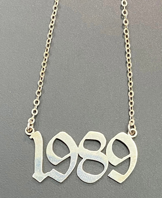 Sterling Silver 1989 Necklace