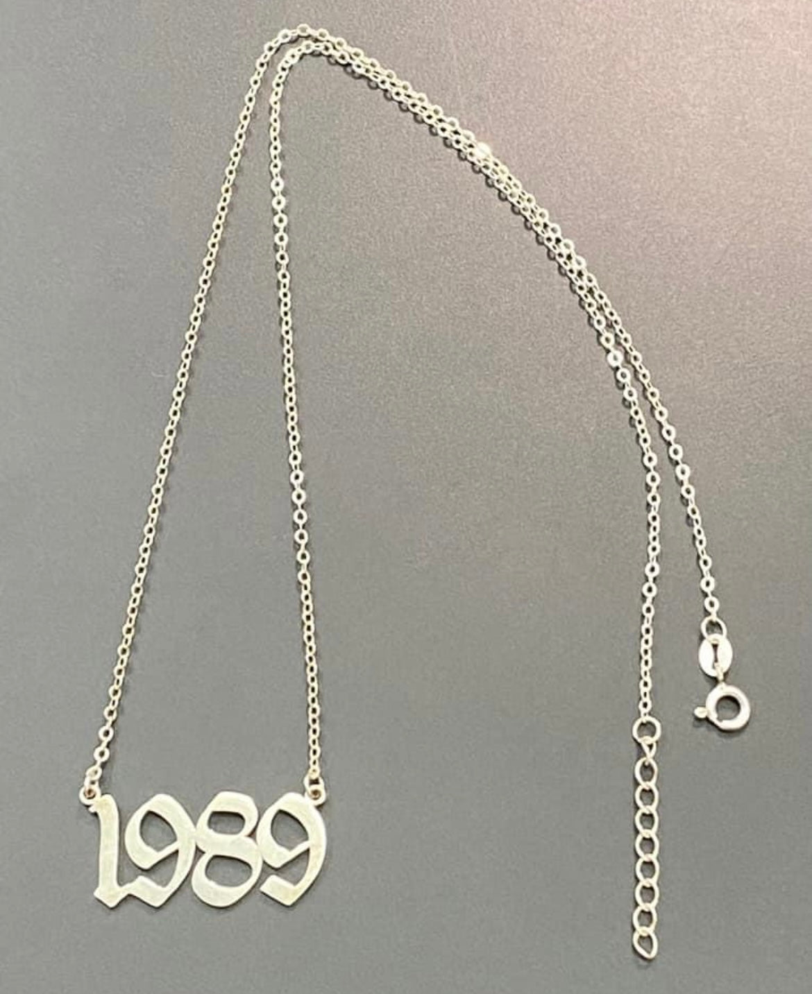 Sterling Silver 1989 Necklace