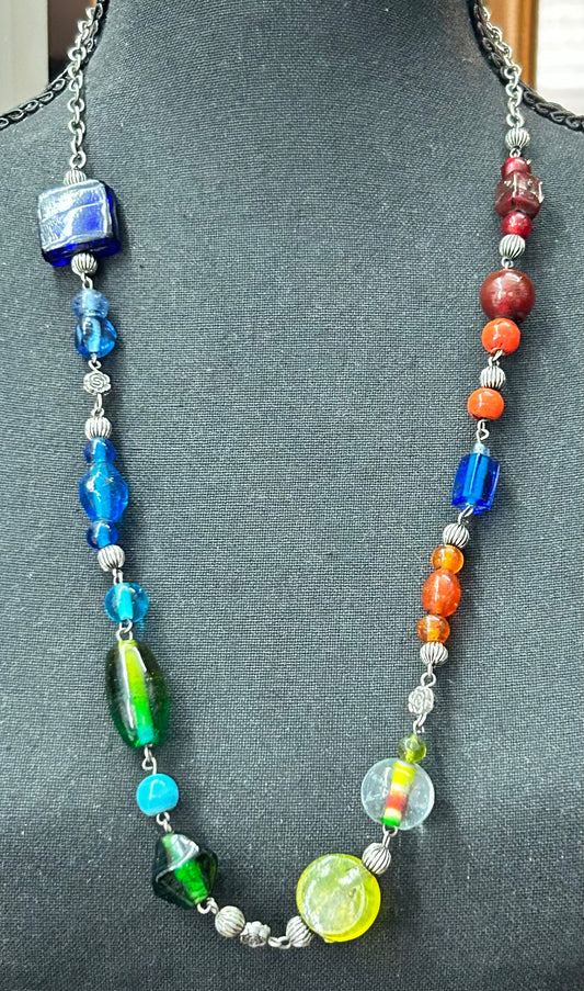 Vintage Glass Necklace