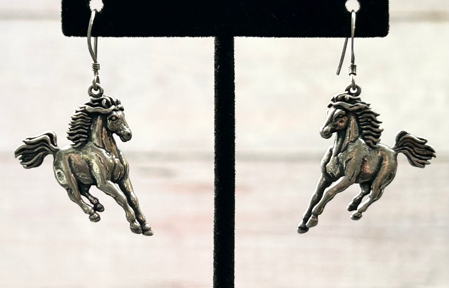 SC Sterling Silver Horse Earrings