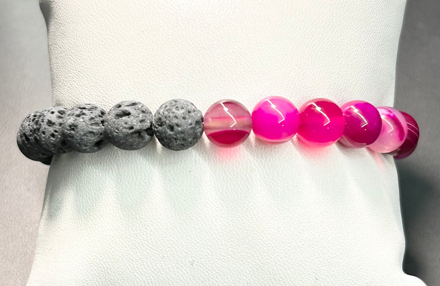 Agate & Lava Bracelet