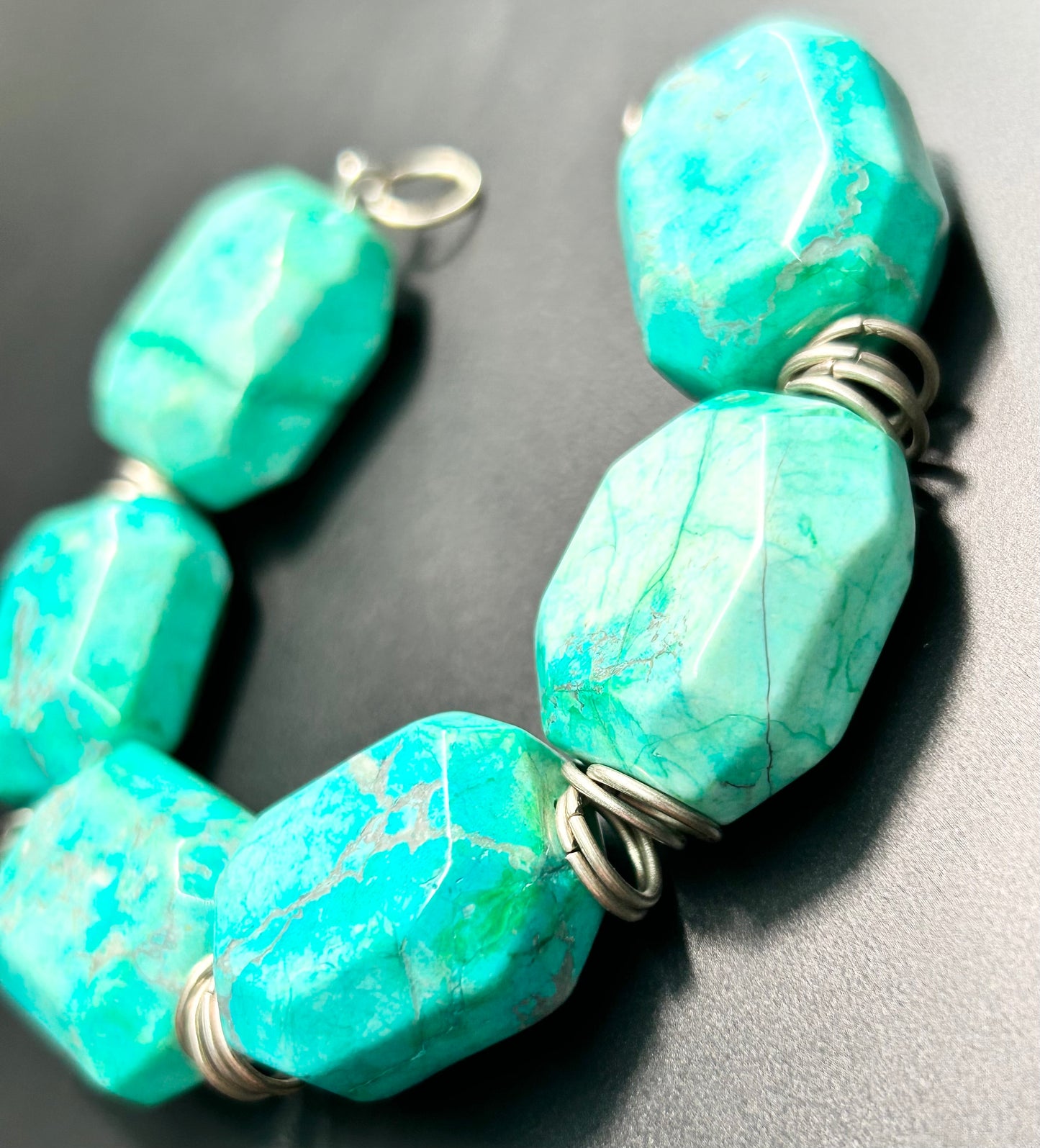 Chrysocolla Chunky Bracelet