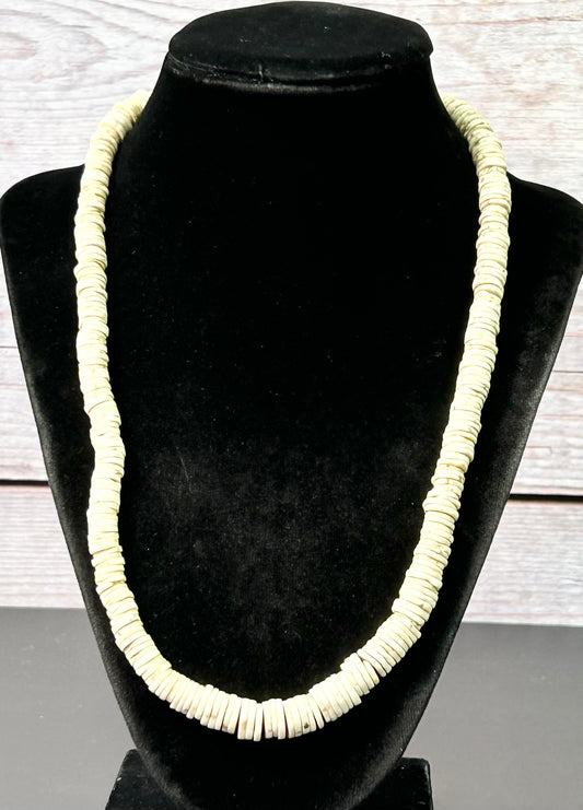 African Ostrich Egg Shell Necklace