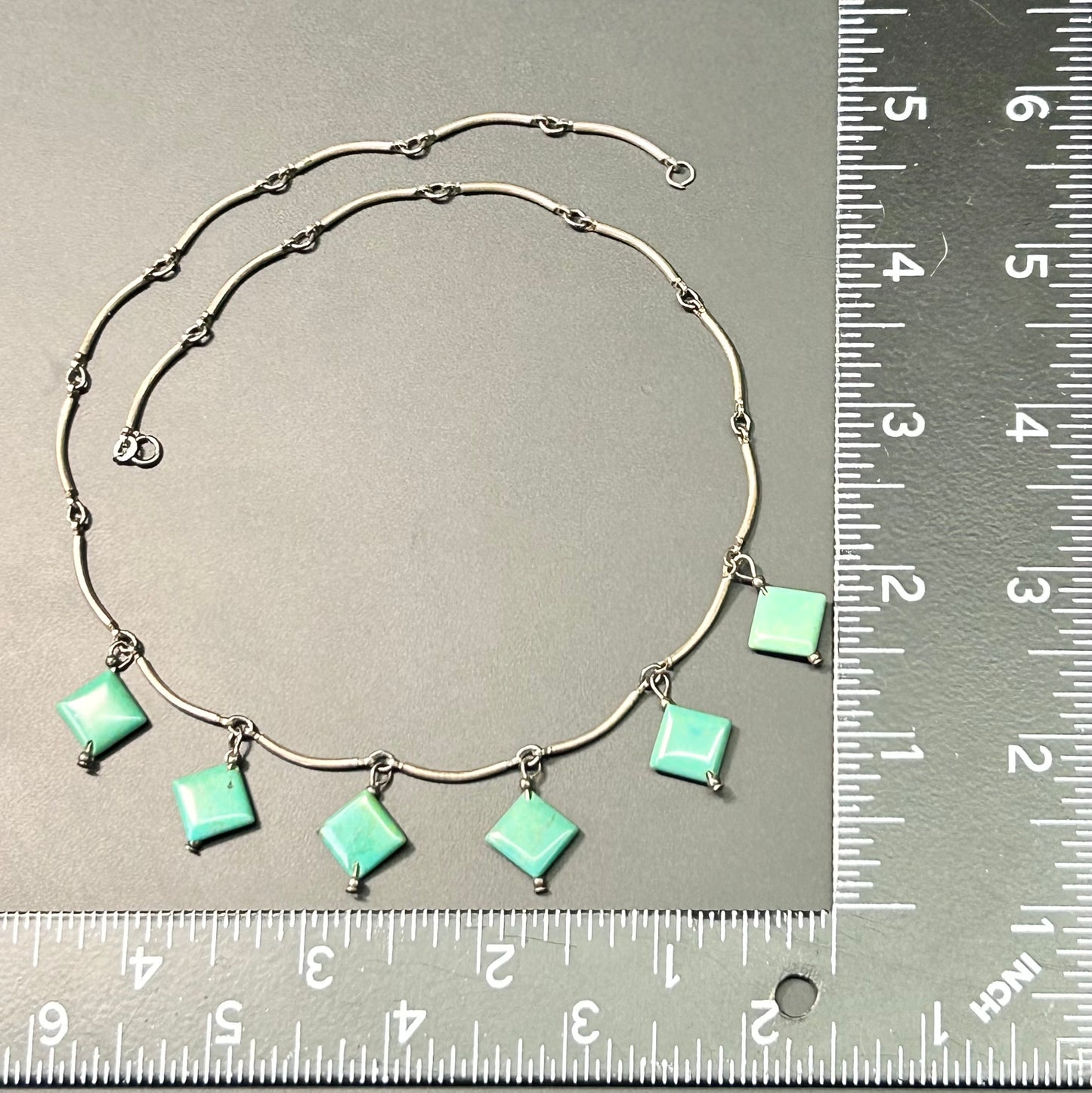 Sterling Silver Turquoise Necklace