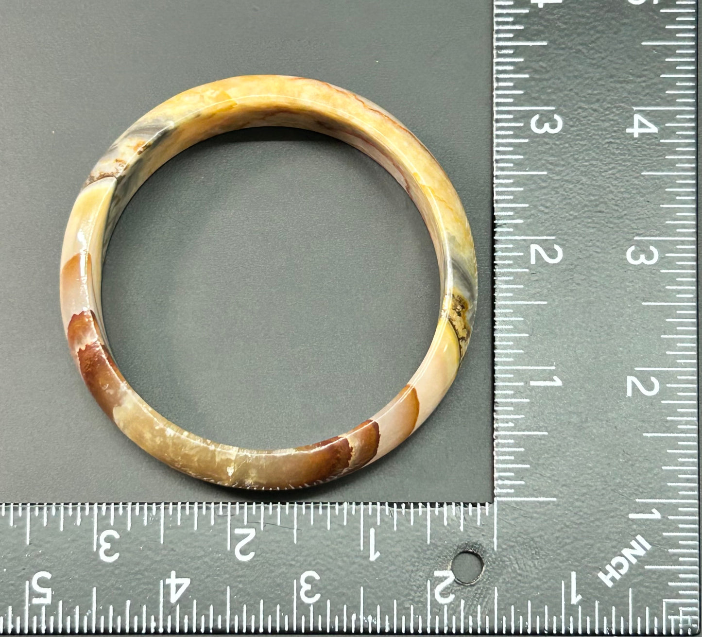 Agate Bangle Bracelet