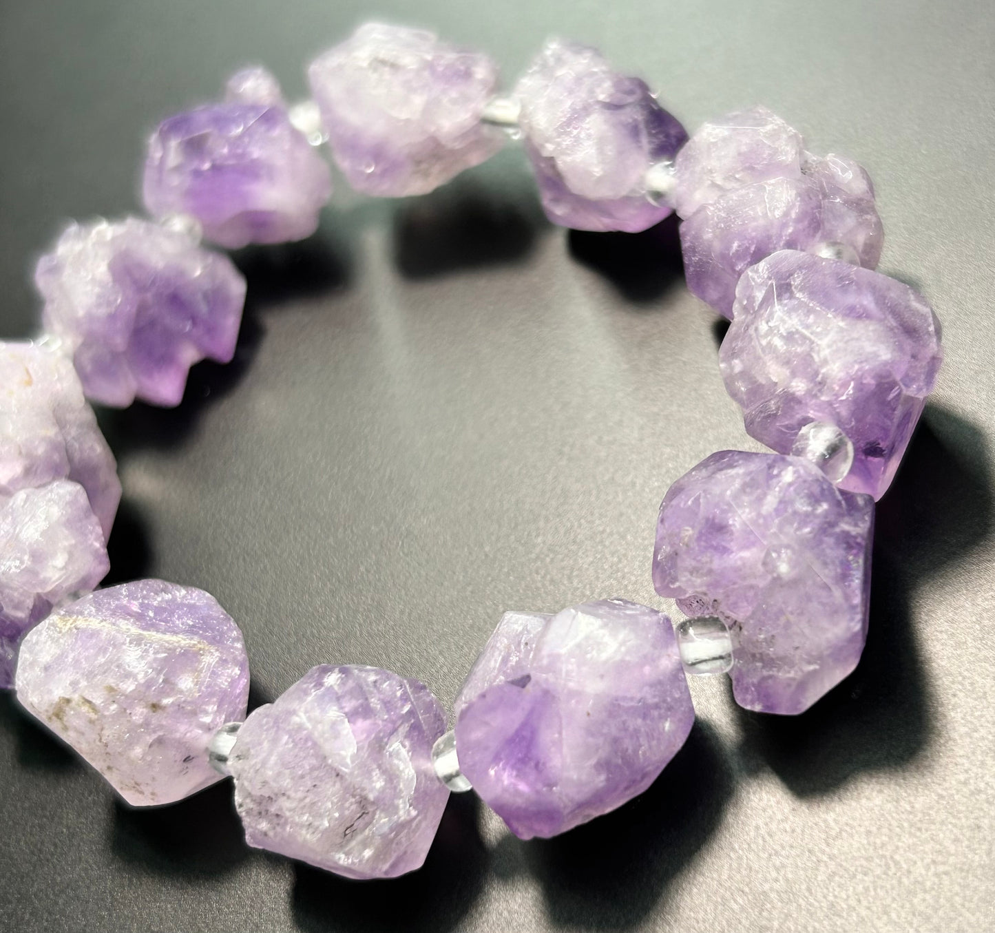 Raw Amethyst Bracelet