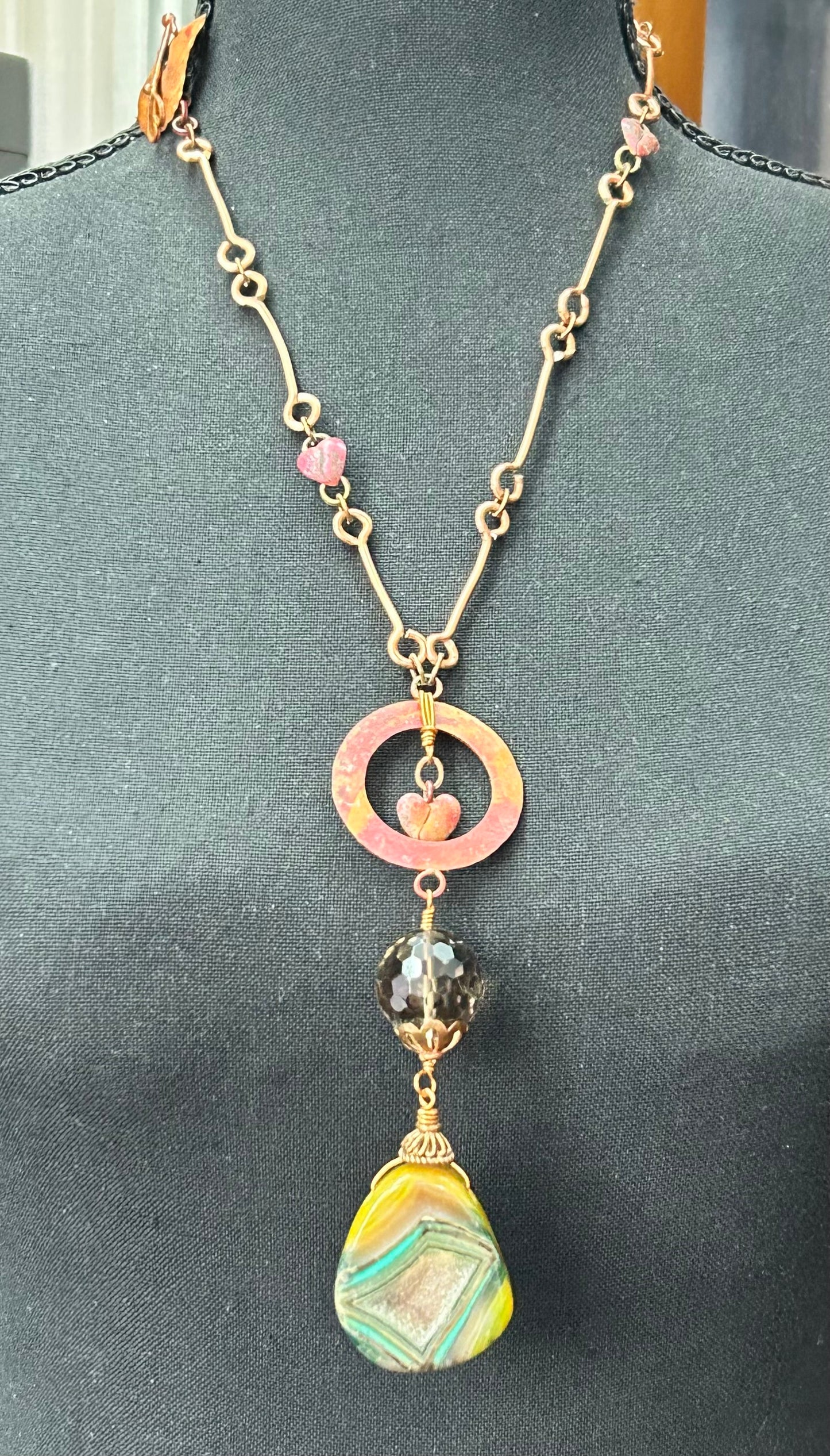 Artisan Geode Copper Necklace