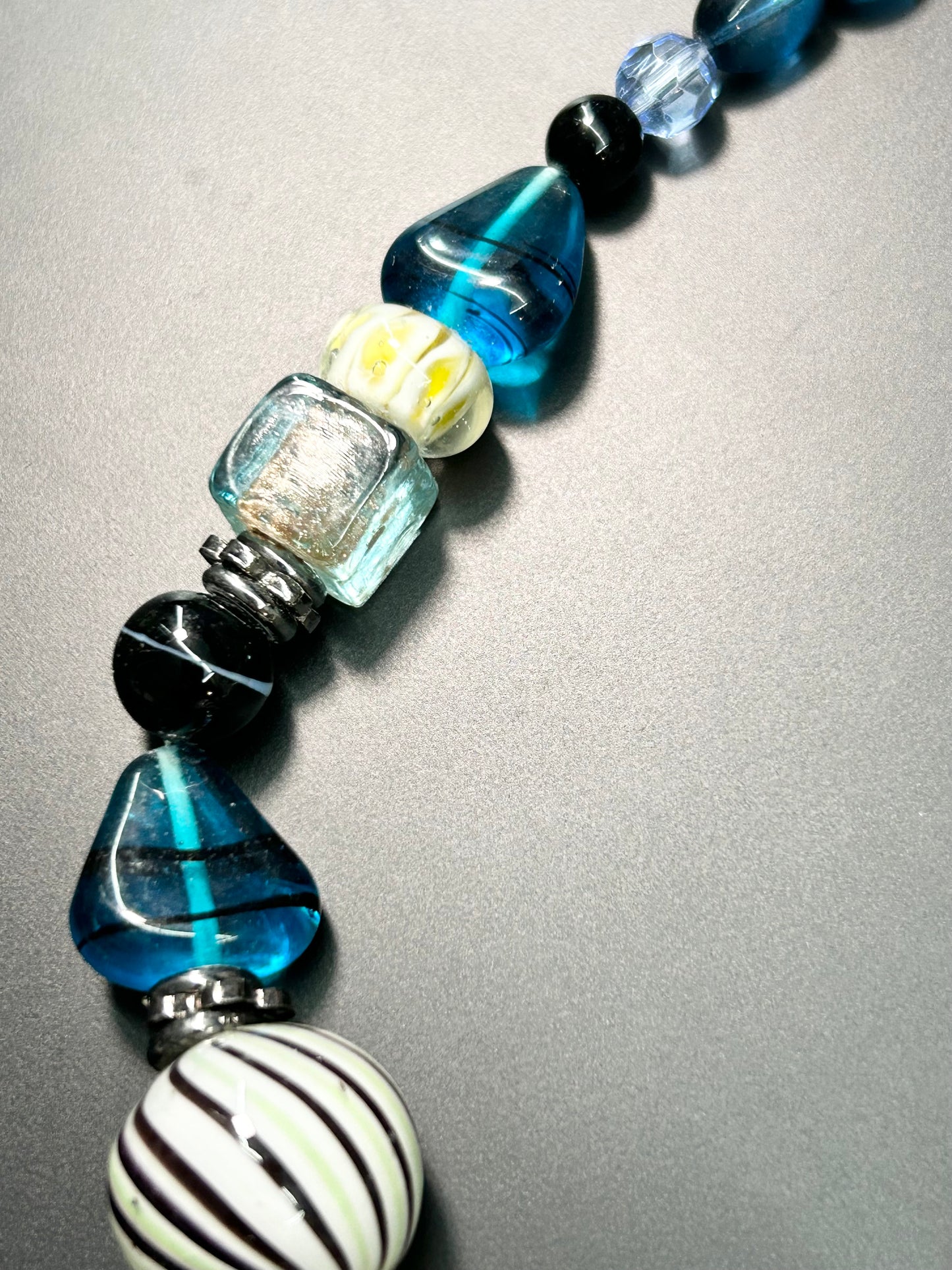 Colorful Glass Bead Neacklace