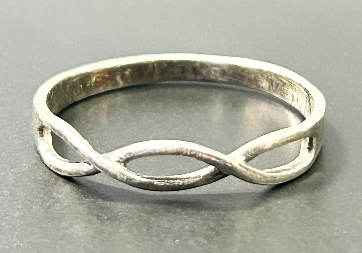 HAN Sterling Silver Braided Band Ring Size 8
