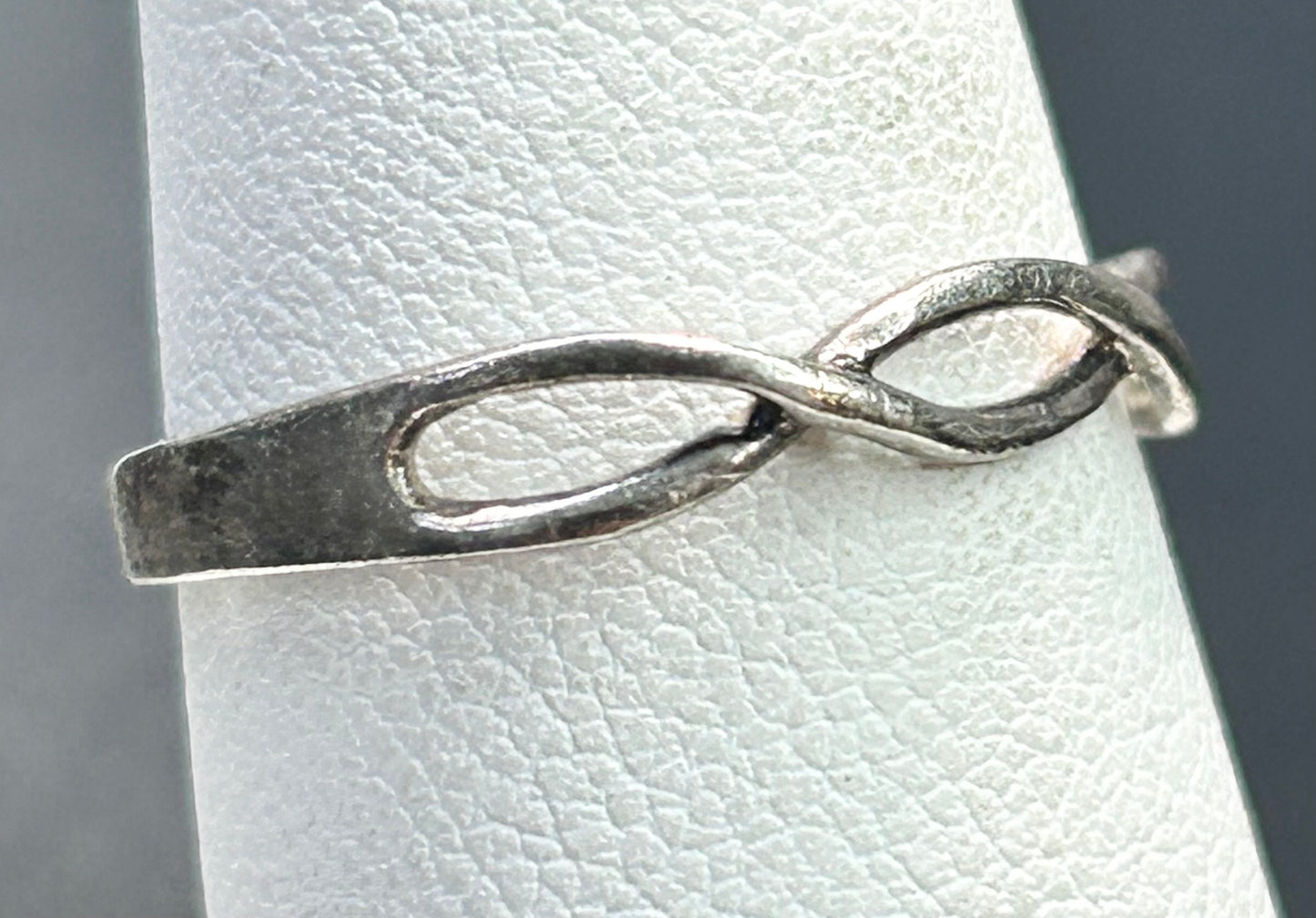 HAN Sterling Silver Braided Band Ring Size 8