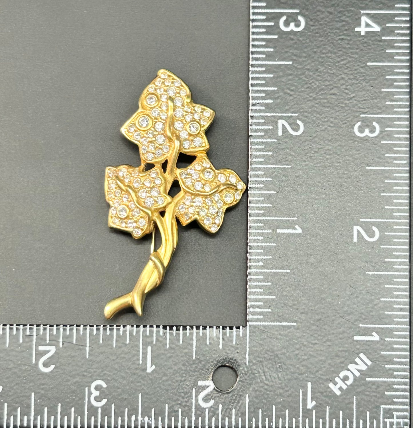 Swarovski Crystal Ivy Brooch