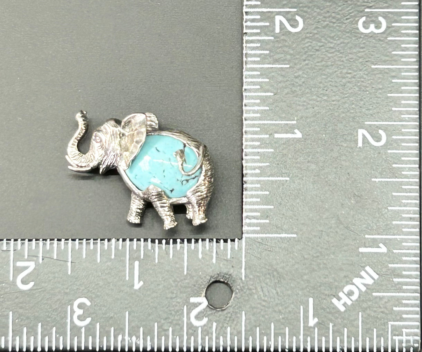 Beau Sterling Silver Elephant Brooch