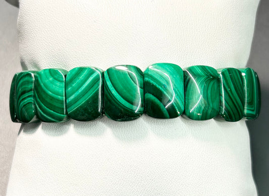 Malachite Stretch Bracelet