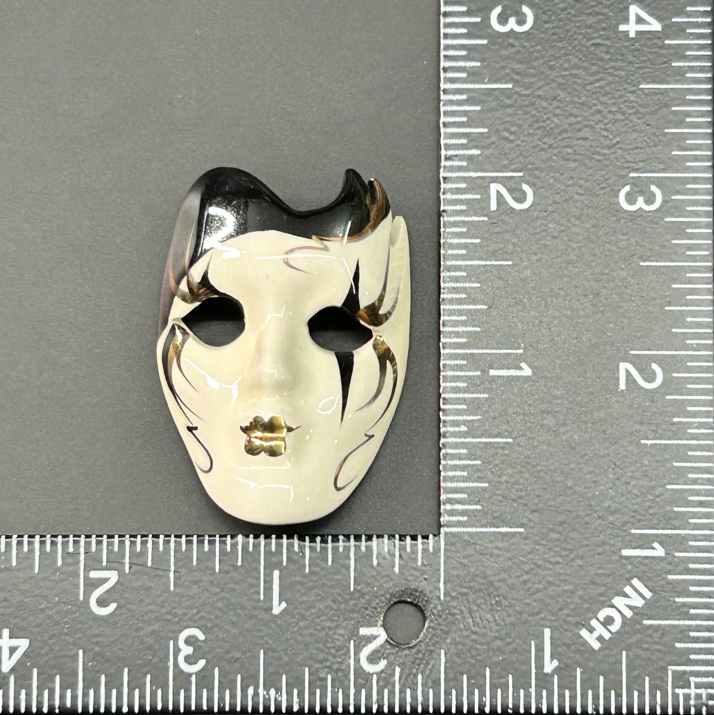 KP New Orleans Mask Brooch