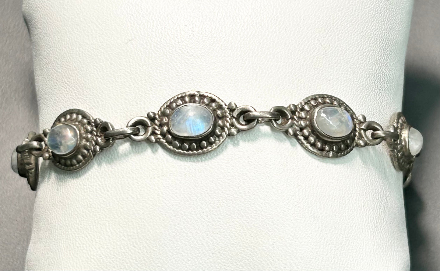 Sterling Silver Moonstone Bracelet