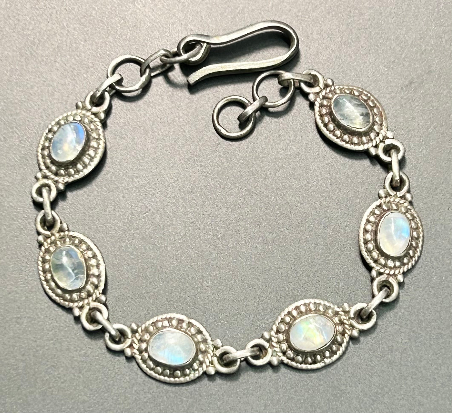 Sterling Silver Moonstone Bracelet