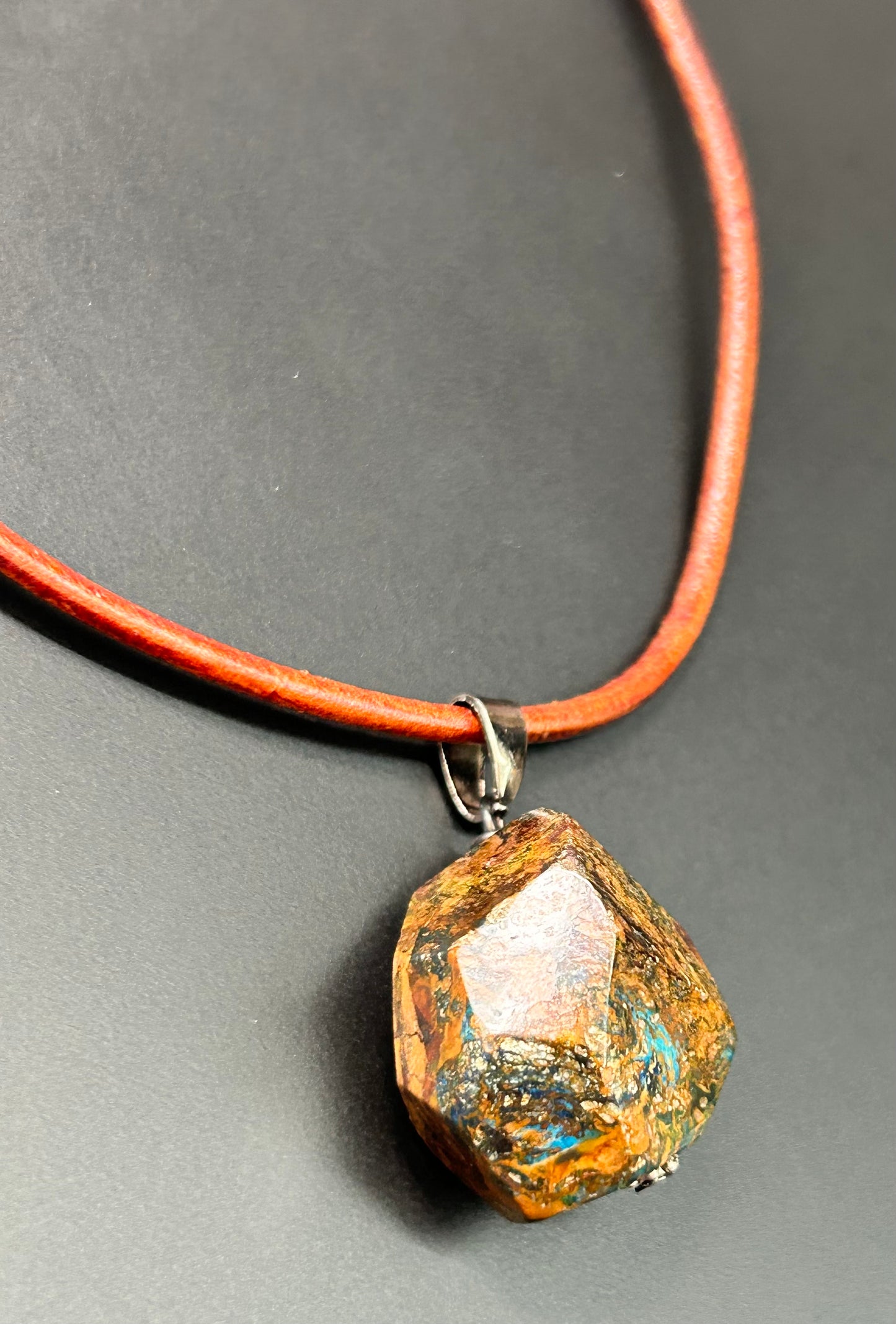 Boulder Opal Pendant Necklace