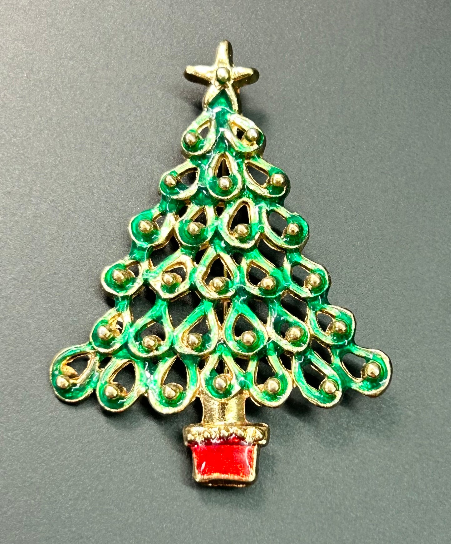 Christmas Tree Brooch