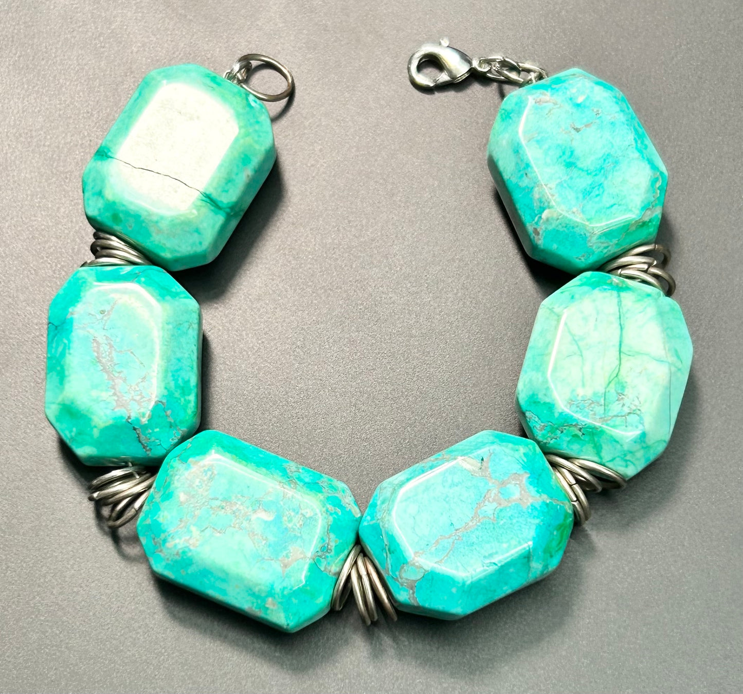 Chrysocolla Chunky Bracelet