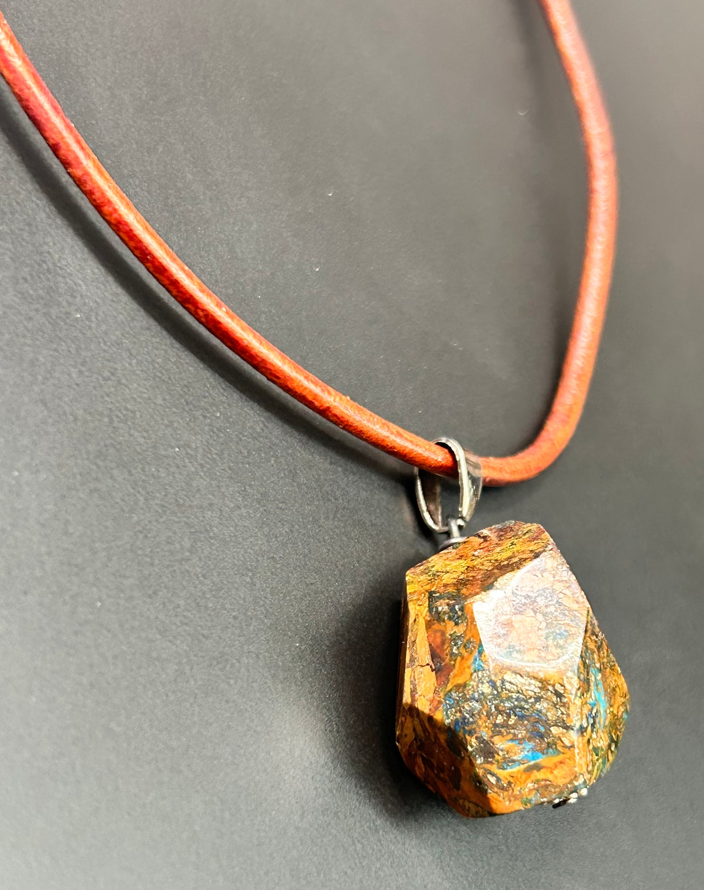 Boulder Opal Pendant Necklace