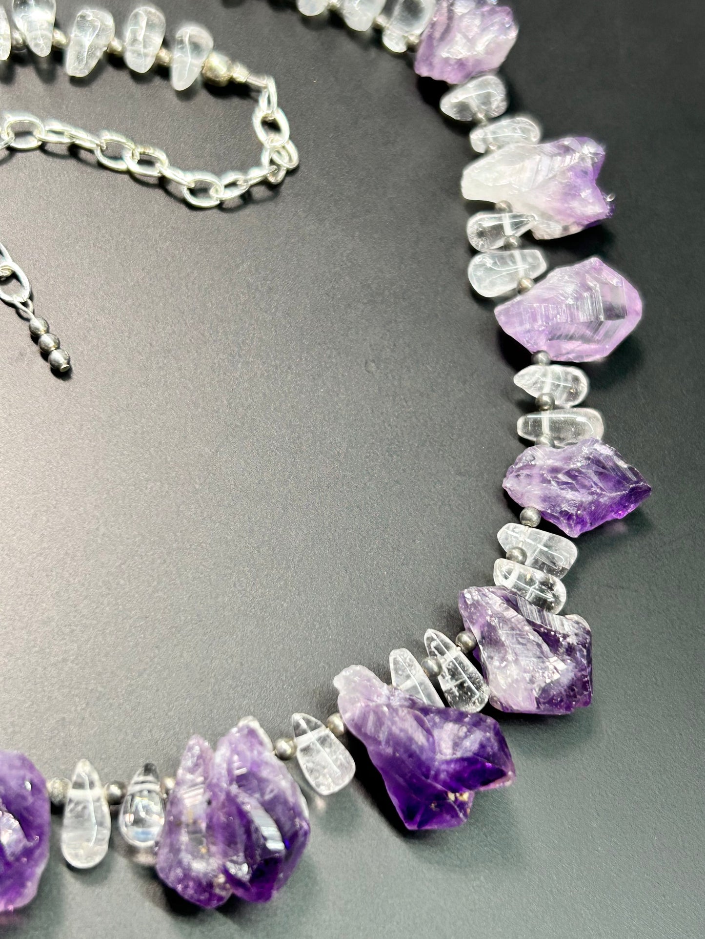 Chunky Amethyst Necklace