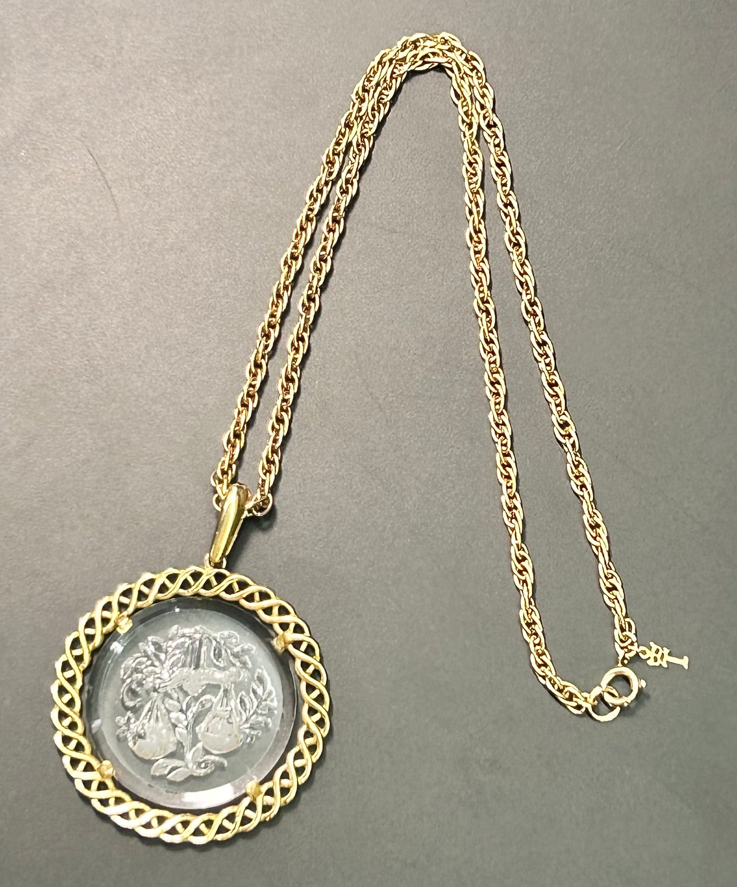 Trifari Libra Astrology Necklace