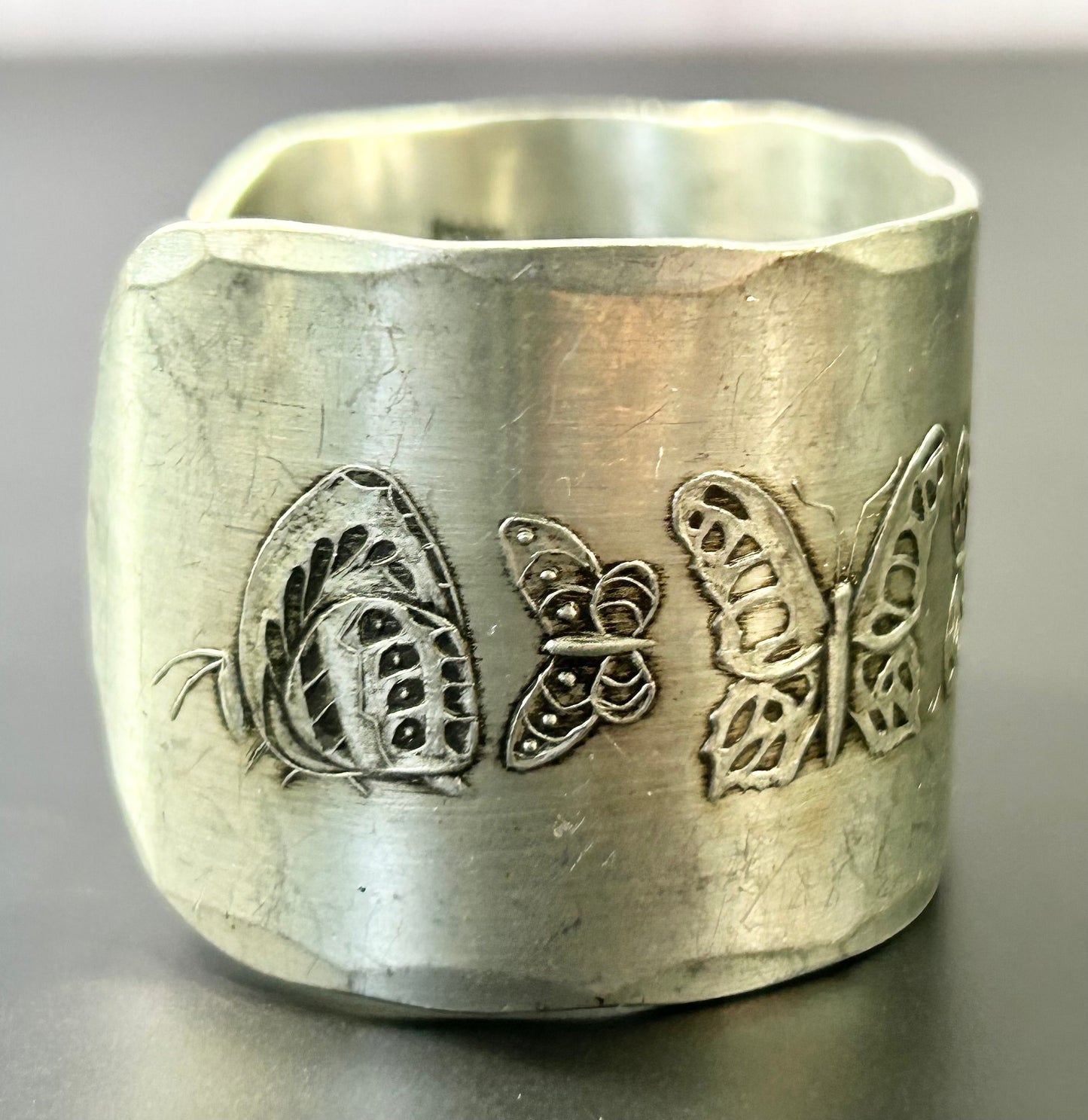 Wendell August Pewter Butterfly Bracelet