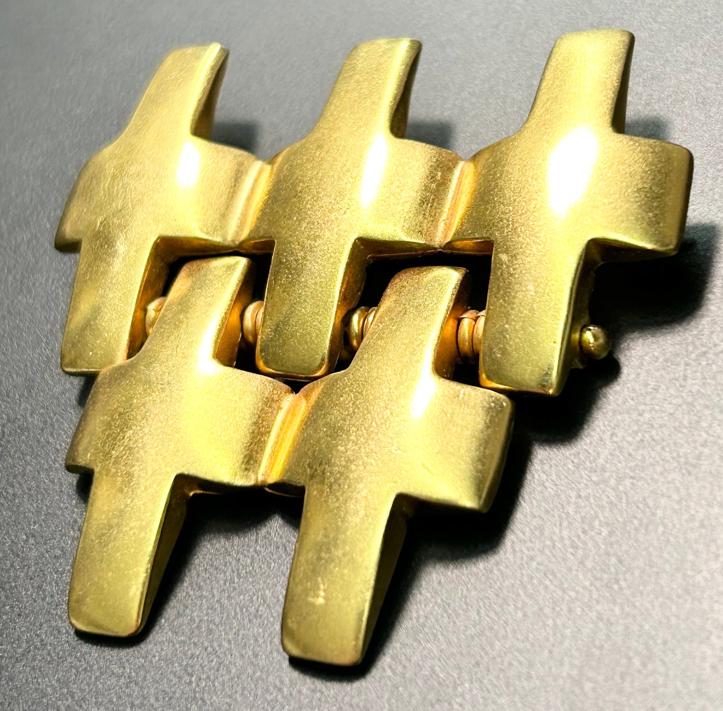 Robert Lee Morris Cross Brooch