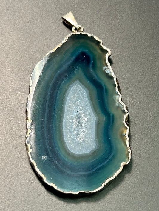 Agate Slice Pendant