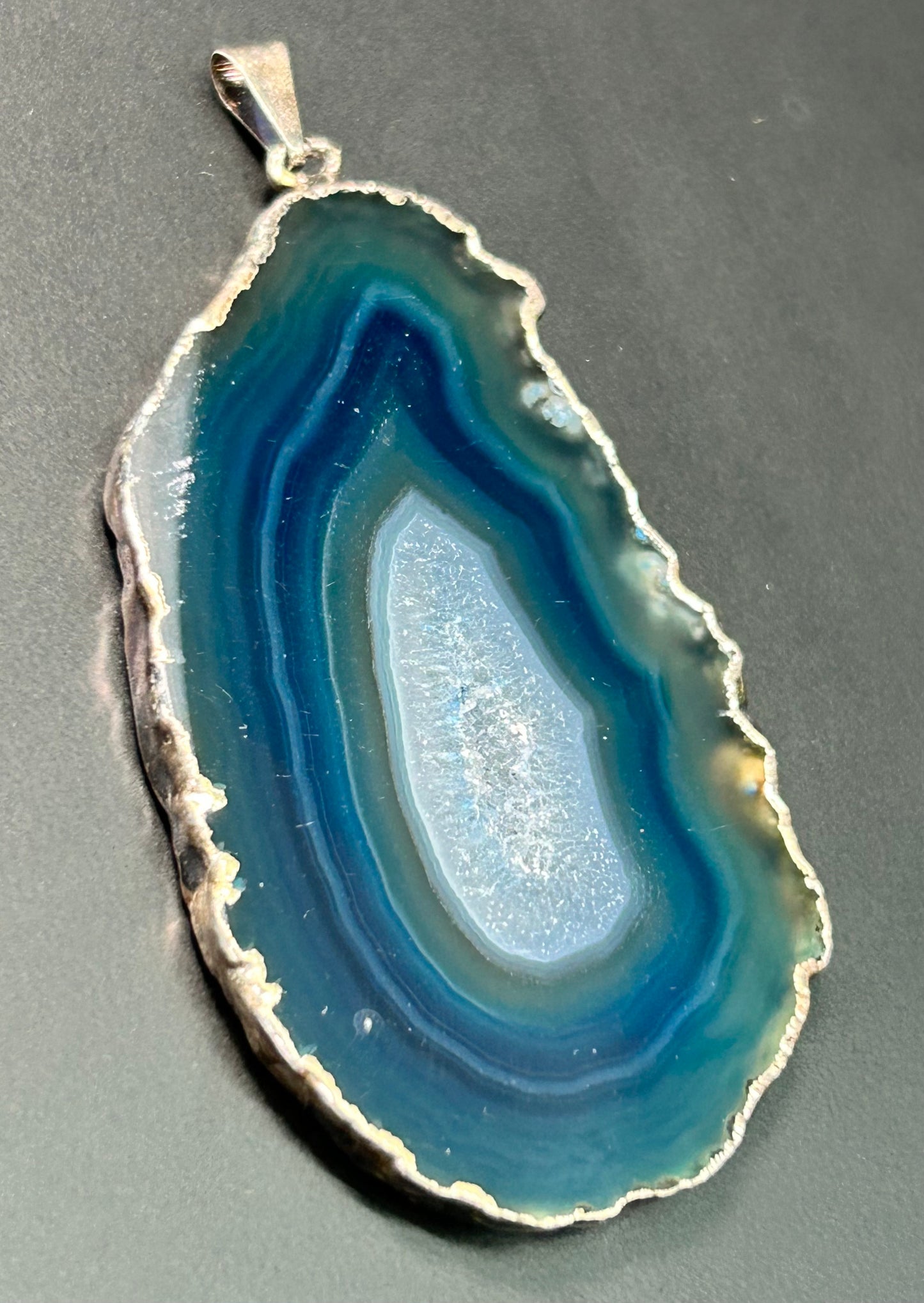 Agate Slice Pendant