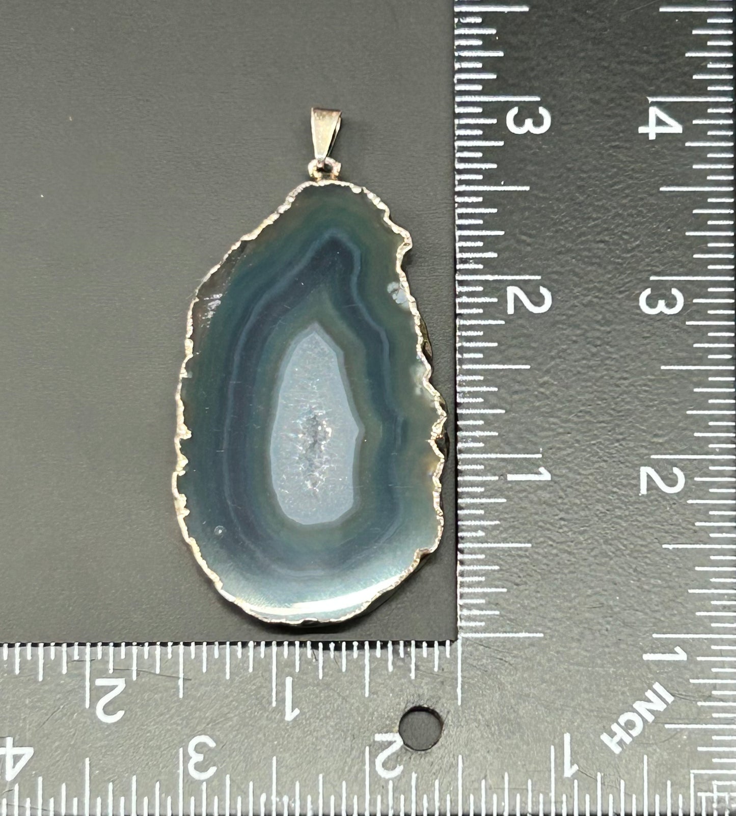 Agate Slice Pendant