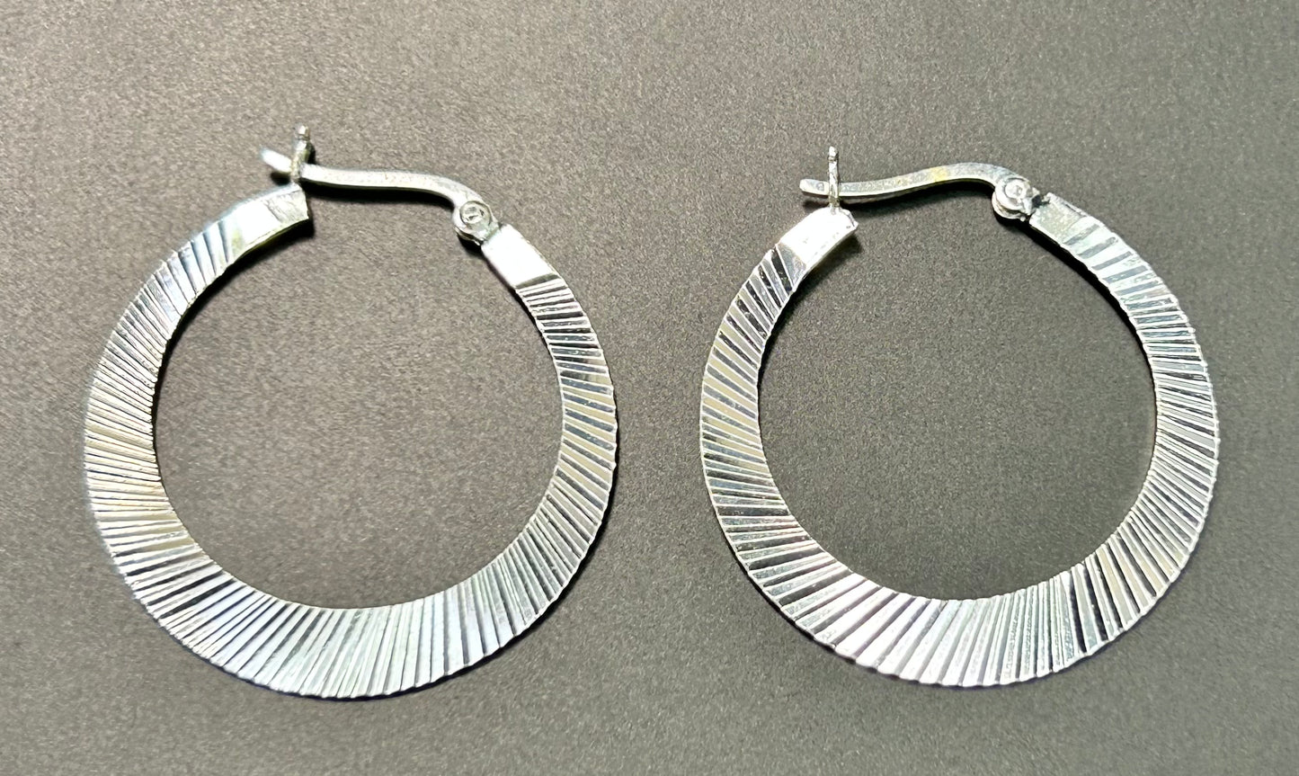 Sterling Silver Hoop Earrings