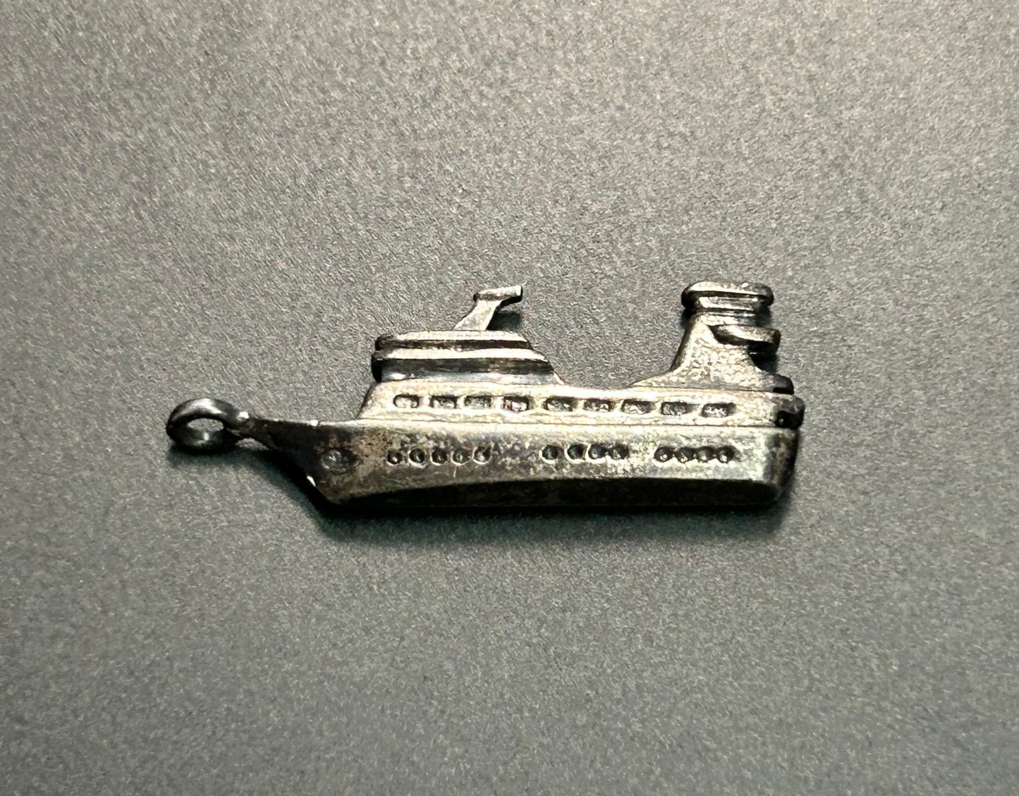 Sterling Silver Cruise Ship Charm