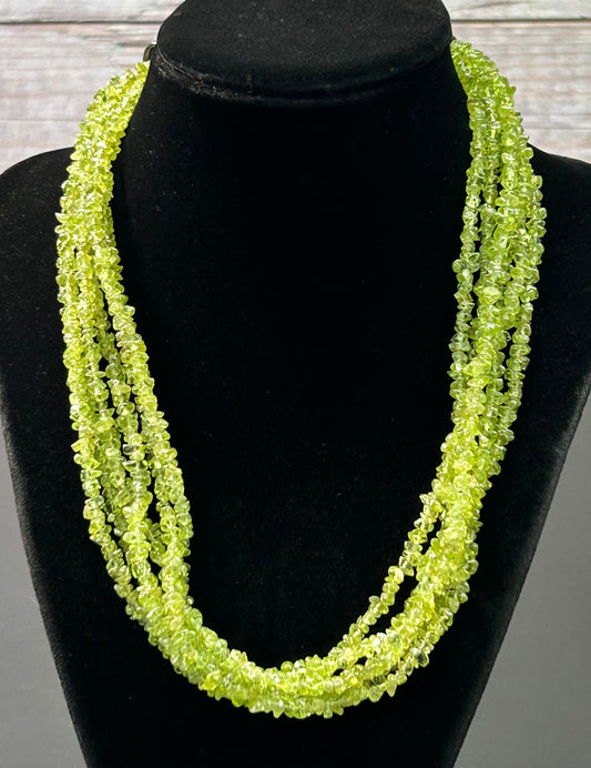 Silpada Sterling Silver Peridot Necklace