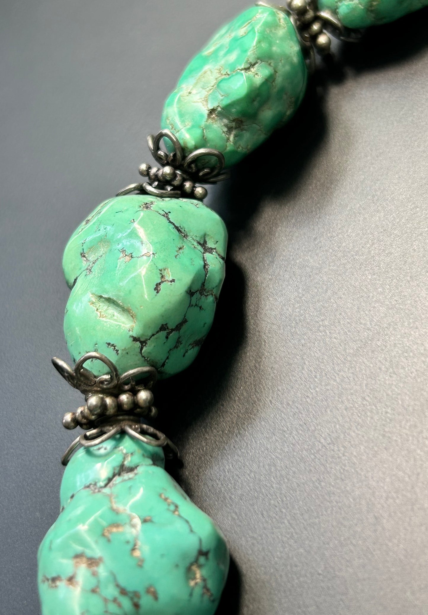 Sterling Silver Turquoise Necklace