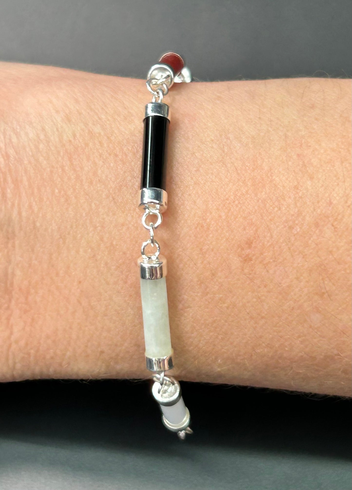 Sterling Silver Multi Stone Bracelet