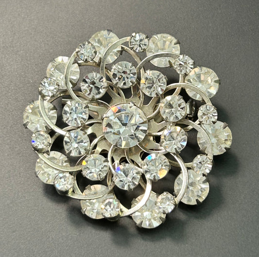 Vintage Rhinestone Brooch