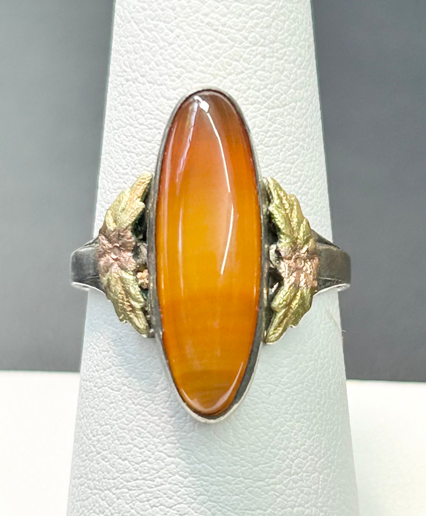 LSP Co. Sterling Silver Agate Ring