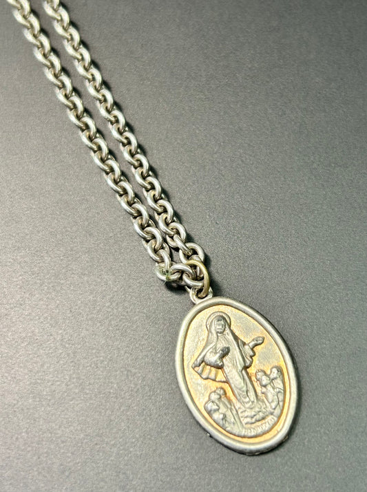 Double Sided Religious Pendant Necklace