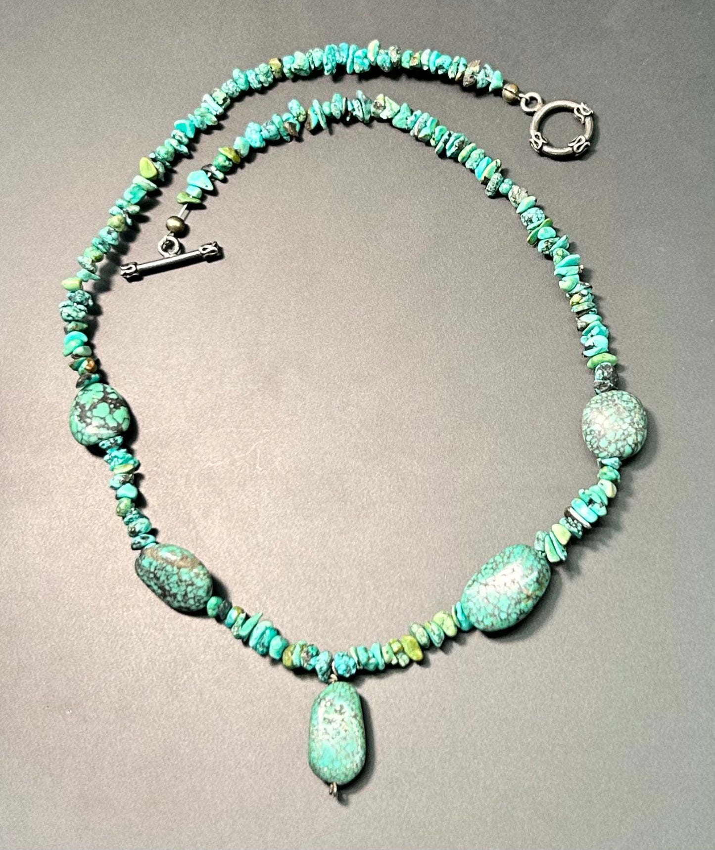 Sterling Silver Turquoise Necklace